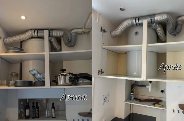 Remplacement d'un chauffe-eau 100L