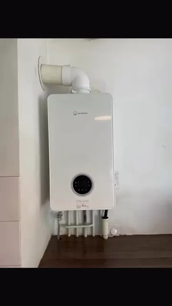 Installation d'une chaudière à gaz