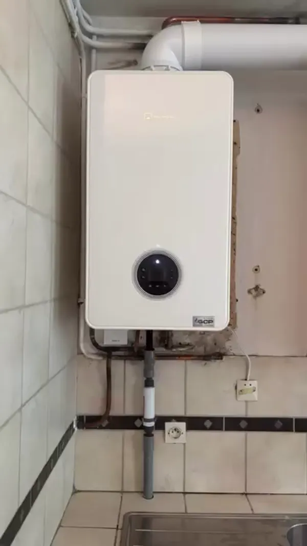 Installation de chaudière à gaz